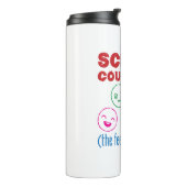 Schulberater (der Lehrer für Gefühle) Thermosbecher (Nach links gedreht)