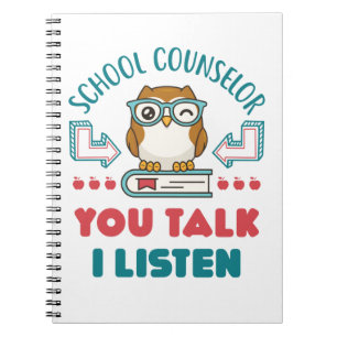 Schulberater, du sprichst, ich höre zu notizblock