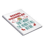 Schulberater Funny hörte das alles vorher Notizblock (Rechte Seite)