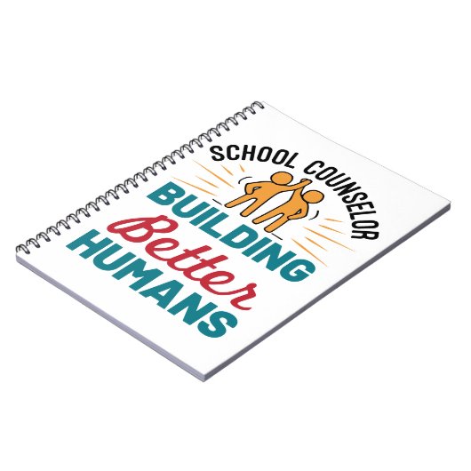 Schulberater Gebäude Bessere Menschen Notizblock (Linke Seite)