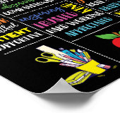 Schulberater Gekümmert engagierter Freund gewidmet Poster (Ecke)