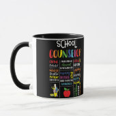 Schulberater Gekümmert engagierter Freund gewidmet Tasse (Links)