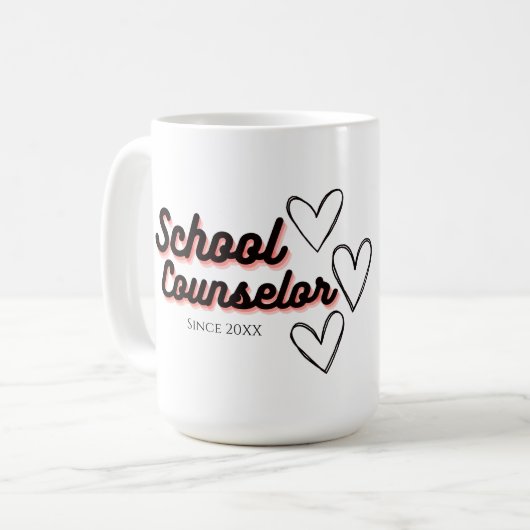 Schulberater mit Herz Kaffeetasse (Vorderseite Links)