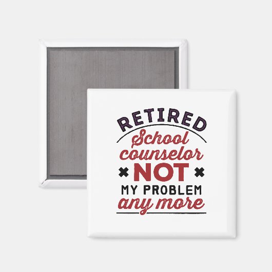 Schulberater nicht mehr mein Problem Magnet (Vorderseite/Rückseite)
