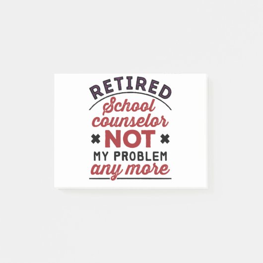 Schulberater nicht mehr mein Problem Post-it Klebezettel (Vorderseite)