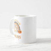 Schulberater Rainbow Leopard Print Halloween C Kaffeetasse (Vorderseite Links)