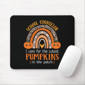 Schulberater Rainbow Leopard Print Halloween C Mousepad (Mit Mouse)