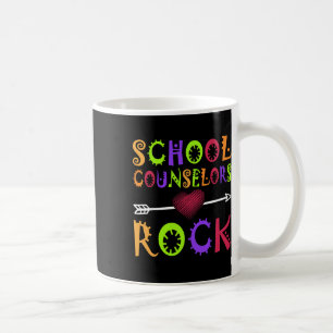Schulberater Rock Heart Book School Counselor Kaffeetasse