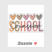 Schulberater zurück zum Schulberater Aufkleber (Blatt)