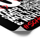 Schulberatungstage 100. Schultag Poster (Ecke)