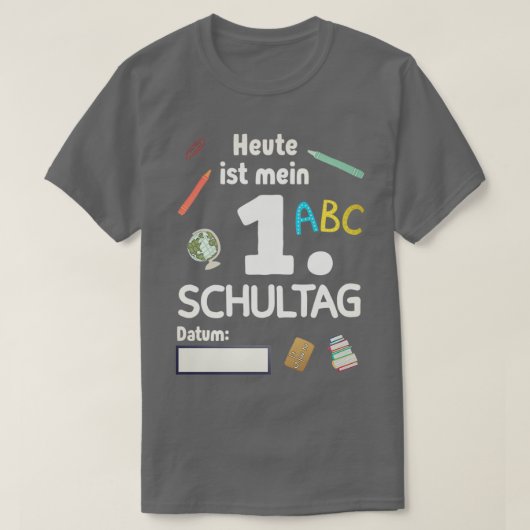 Schulbesuch 2020 Schulkinderkind T-Shirt (Design vorne)