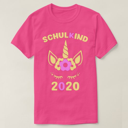 Schulbesuch: Beginn der Schulkinderschulbildung T-Shirt (Design vorne)