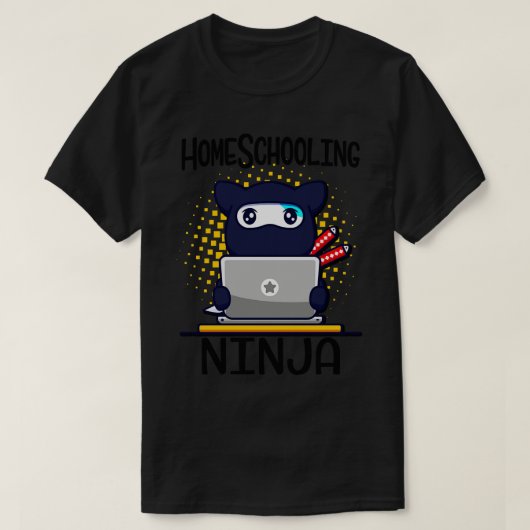 Schulbesuch Ninja 2021 Schule T-Shirt (Design vorne)