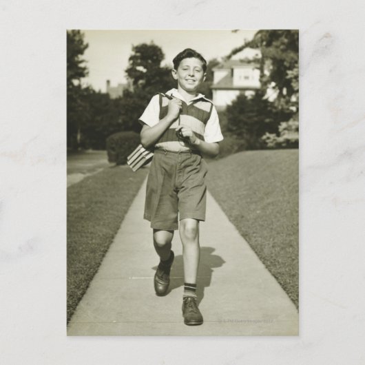 Schulbesuch Postkarte (Vorderseite)