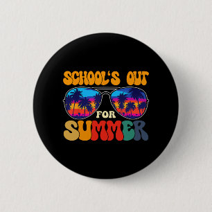 Schulbesuche für den Sommer des letzten Schultages Button