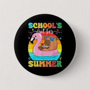 Schulbesuche für den Sommer des letzten Schultages Button