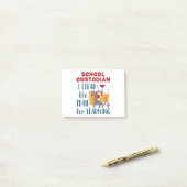 Schulbetreuer I Clear the Train for Learning Post-it Klebezettel (Auf Schreibtisch)