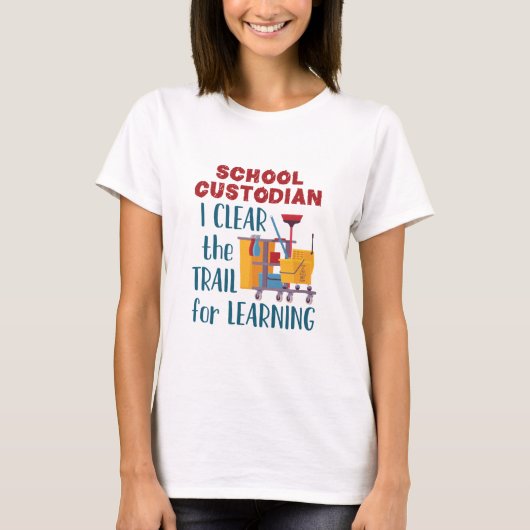 Schulbetreuer I Clear the Train for Learning T-Shirt (Vorderseite)