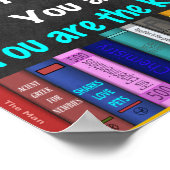 Schulbibliothek Poster (Ecke)