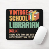Schulbibliothekar Pronunciation Lustig Mousepad (Mit Mouse)