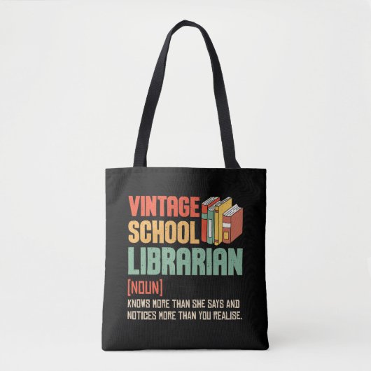Schulbibliothekar Pronunciation Lustig Tasche (Vorderseite)