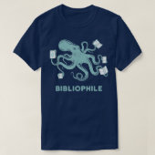 Schulbibliotheksgeschenk Oktopus Lesebuch T-Shirt (Design vorne)