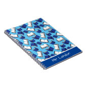 Schulbibliothekslehrer und Buchwürmer Notizblock (Rechte Seite)