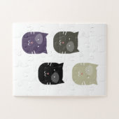 Schulbildung C Niedlich Chat Puzzle (Horizontal)