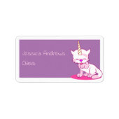 Schulbuch Adressaufkleber (Vorne)