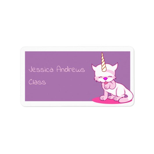 Schulbuch Adressaufkleber (Vorne)