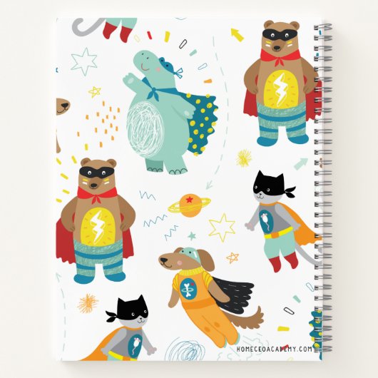 Schulbuch für individuell anpassbare Naturwissensc Notizblock (Rückseite)