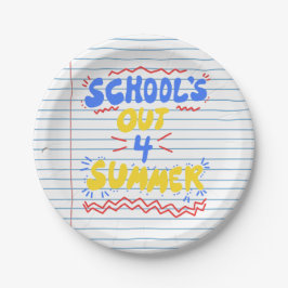 Schulbuch Pappteller