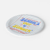 Schulbuch Pappteller (Schrägansicht)