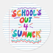 Schulbuch Runder Aufkleber (Vorderseite)