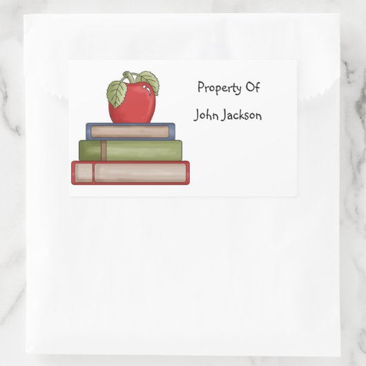 Schulbücher - Eigenschaft des Sticker (Tasche)