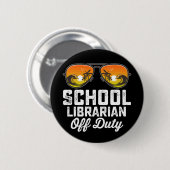 Schulbücherei am letzten Schultag Button (Vorne & Hinten)