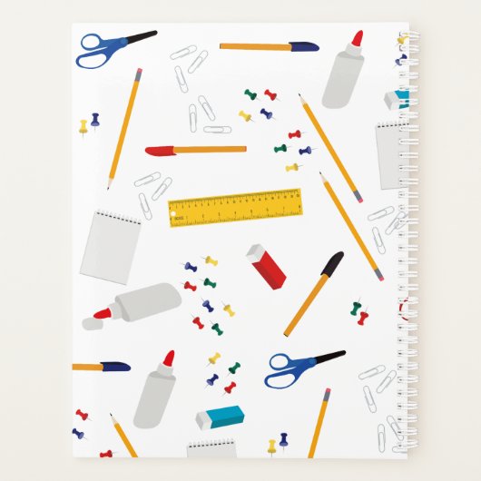 Schulbüros und Handwerksbedarf Lehrermonogramm Planer (Rückseite)