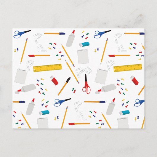 Schulbüros und Handwerksbedarf Muster Feiertagspostkarte (Vorderseite)