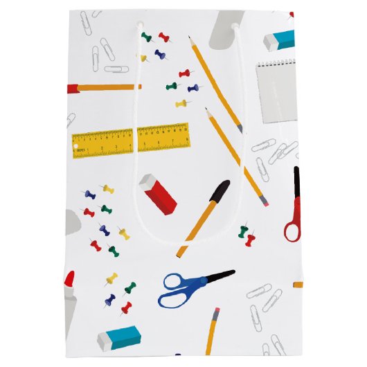 Schulbüros und Handwerksbedarf Muster Mittlere Geschenktüte (Rückseite)