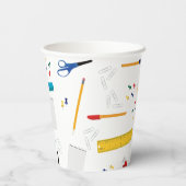 Schulbüros und Handwerksbedarf Muster Pappbecher (Rückseite)