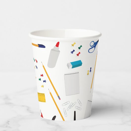 Schulbüros und Handwerksbedarf Muster Pappbecher (Links)