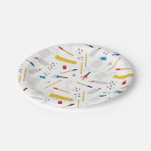 Schulbüros und Handwerksbedarf Muster Pappteller (Schrägansicht)