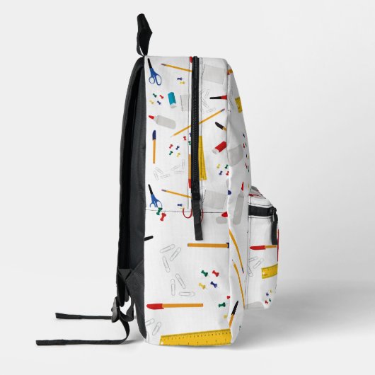 Schulbüros und Handwerkslieferungen Name der Schül Bedruckter Rucksack (Links)