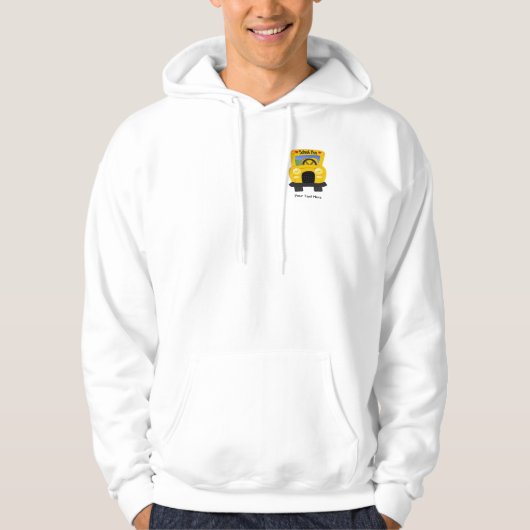 Schulbus 2 (anpassbar) hoodie (Vorderseite)
