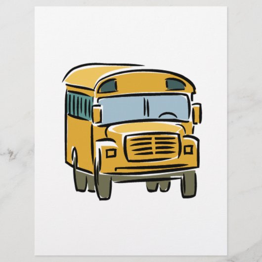 Schulbus 2 flyer (Vorne)