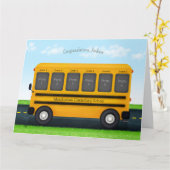 Schulbus 6 Foto Frame Custom Kid's Erinnerungen Karte (Gelbe Blume)