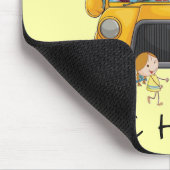 Schulbus auf Mousepad (Ecke)