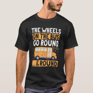 Schulbus Die Räder im Bus fahren um 2026 & T-Shirt