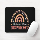 Schulbus Dispatcher Leopard Regenbogen Mousepad (Mit Mouse)