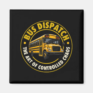 Schulbus Dispatcher Magnet